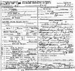 Death certificate of Booth, Silas Wright