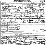 Death Certificate of Boyer, Sally Elizabeth Farmer