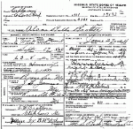 Death Certificate of Bratton, Alice Belle James