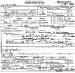 Death Certificate of Brooks, Robert Edmon