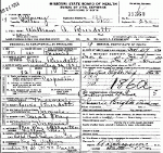 Death Certificate of Burdett, William A.