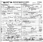 Death Certificate of Caldwell, Margaret Minerva