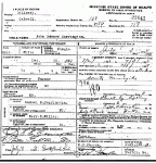 Death certificate of Carrington, John Edward