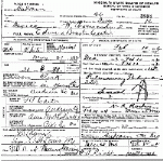Death Certificate of Carter, Edward Braxton
