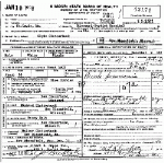 Death Certificate of Clatterbuck, Clyde Erastus Death Certificate of Clatterbuck, Clyde Erastus
