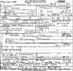 Death Certificate of Clatterbuck, Edgar Sidney