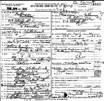 Death Certificate of Clatterbuck, Roy Allen