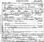Death Certificate of Craghead, Charles Edward