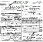 Death Certificate of Craghead, Ennis Beauregard