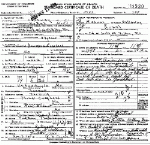 Death Certificate of Craghead, Ennis Beauregard Death Certificate of Craghead, Ennis Beauregard