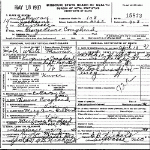 Death Certificate of Craghead, George Louis Death Certificate of Craghead, George Louis