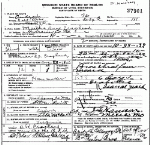 Death certificate of Craghead, Martha Anne