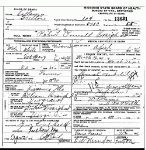 Death certificate of Craighead, Robert Powell