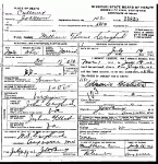 Death certificate of Craghead, William Thomas