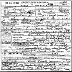 Death certificate of Craighead, Edna Aura Jones