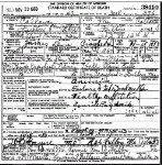 Death certificate of Craighead, James Lewis Death certificate of Craighead, James Lewis
