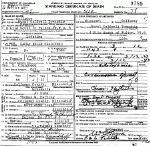 Death Certificate of Craighead, Laura Belle Herring