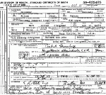 Death Certificate of Craighead, Mark Alfred