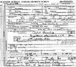 Death Certificate of Craighead, Mark Alfred Death Certificate of Craighead, Mark Alfred