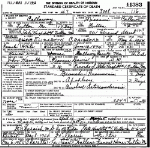 Death certificate of Craighead, Susie Hamilton Garrett Death certificate of Craighead, Susie Hamilton Garrett