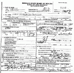 Death certificate of Craighead, Walter Harrison Lee Death certificate of Craighead, Walter Harrison Lee