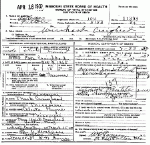 Death Certificate of Craighead, Winkard Death Certificate of Craighead, Winkard