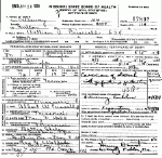 Death Certificate of Criswell, William A. Death Certificate of Criswell, William A.