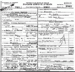 Death Certificate of Davenport, William
