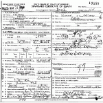 Death Certificate of Davidson, Virginia E. Herring
