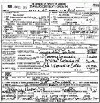 Death certificate of Day, Mary Elizabeth Fisher