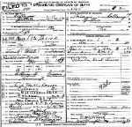 Death Certificate of Dozier, Mary Etta Emmons