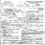 Death Certificate of Dudley, Silas G.