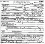 Death Certificate of Eads, Celia A. Herring Death Certificate of Eads, Celia A. Herring