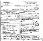 Death Certificate of Emmons, Martha Price Holt Death Certificate of Emmons, Martha Price Holt