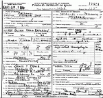 Death Certificate of Epperson, Susan W. Craig Death Certificate of Epperson, Susan W. Craig
