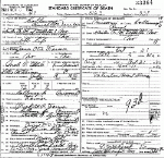 Death Certificate of Farmer, James Otis