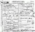 Death Certificate of Farmer, John Newell