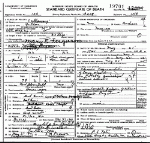 Death Certificate of Ferguson, Mary Elizabeth Herring Death Certificate of Ferguson, Mary Elizabeth Herring