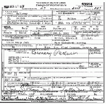 Death Certificate of Forrestal, Mary Frances Judt