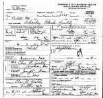 Death Certificate of Gooldy, Charles Clark