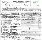 Death Certificate of Gray, Frances Helen Brooks