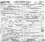 Death Certificate of Gray, George Lewis
