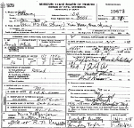 Death Certificate of Gray, Mary Ann