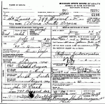 Death certificate of Grogan, Alma Carter Death certificate of Grogan, Alma Carter