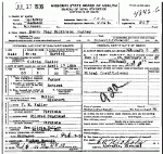 Death Certificate of Halley, Henry Clay Dickenson