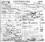 Death certificate of Halley, Mary Susan Renoe Death certificate of Halley, Mary Susan Renoe