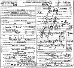 Death Certificate of Halley, Olivia Dudley
