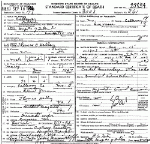 Death Certificate of Halley, Thomas H.