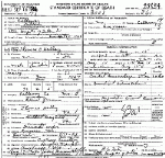 Death Certificate of Halley, Thomas H. Death Certificate of Halley, Thomas H.