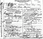 Death Certificate of Havens, Leonina Susan Bennett